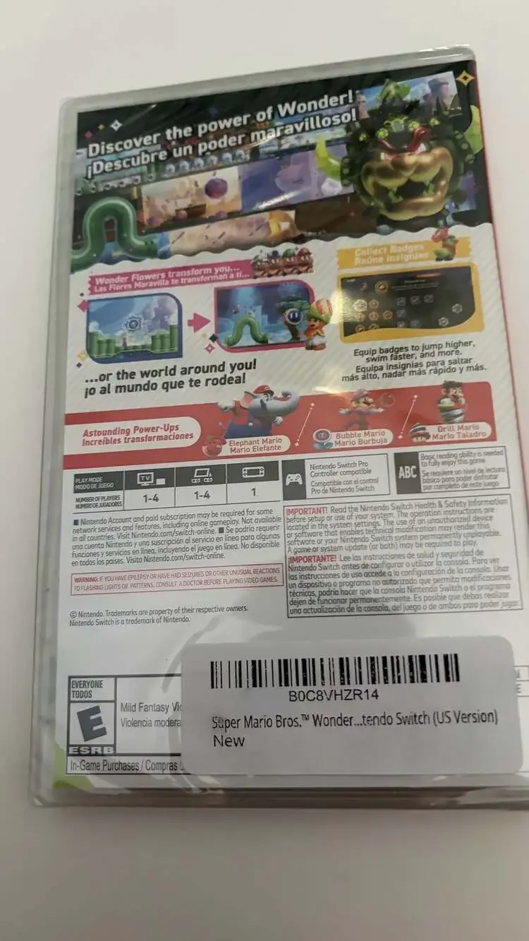 Super Mario Bros. Wonder - Nintendo Switch